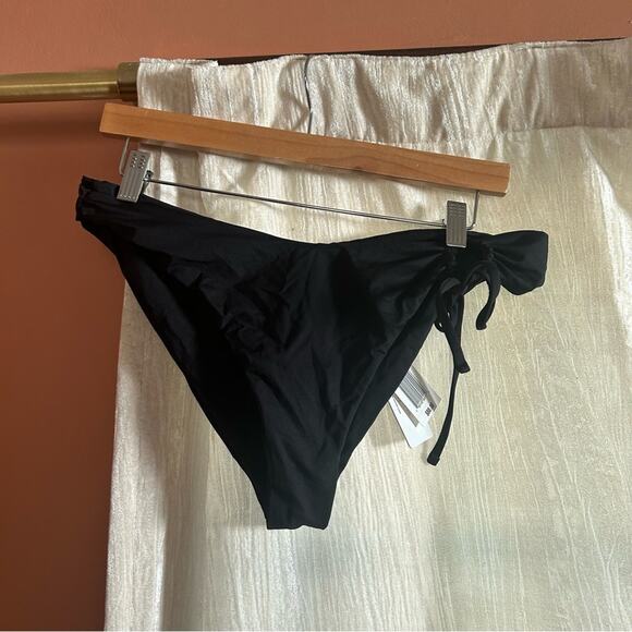 L*Space Amal Bottom Classic Black Bikini Swimsuit Bottom Keyhole NWT Size XL - Picture 3 of 8